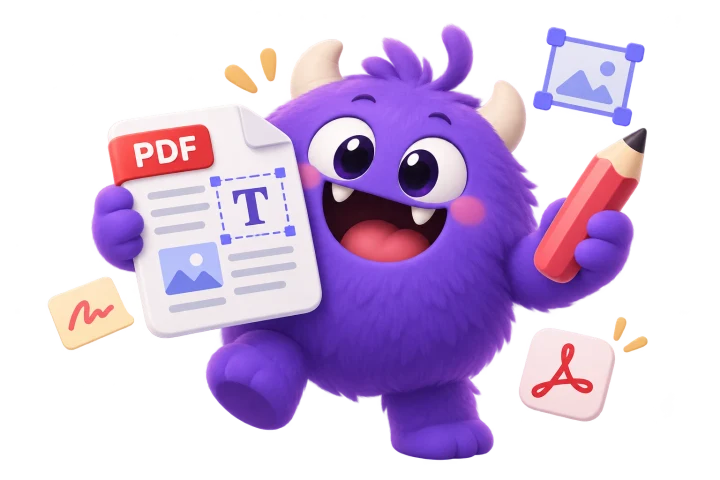 PdfMonster 마스코트